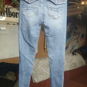 American Eagle Light Wash Jeggings